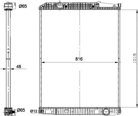 NRF 58260 - Radiator, racire motor aaoparts.ro