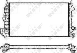 NRF 58205 - Radiator, racire motor aaoparts.ro