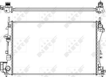 NRF 58203 - Radiator, racire motor aaoparts.ro