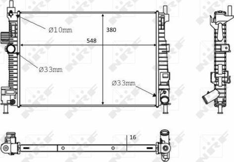 NRF 58289 - Radiator, racire motor aaoparts.ro