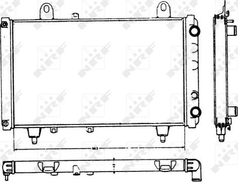 NRF 58749 - Radiator, racire motor aaoparts.ro