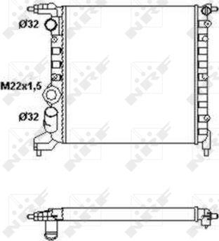 NRF 58783 - Radiator, racire motor aaoparts.ro