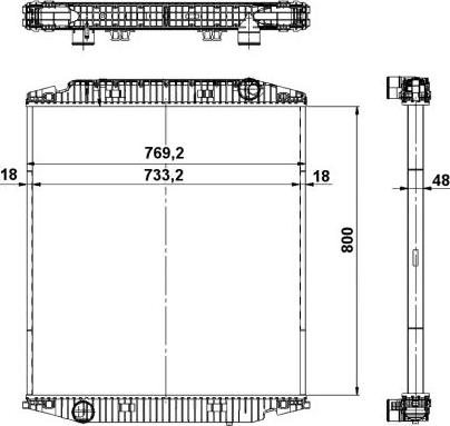 NRF 539567 - Radiator, racire motor aaoparts.ro