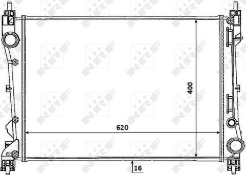 NRF 53935 - Radiator, racire motor aaoparts.ro