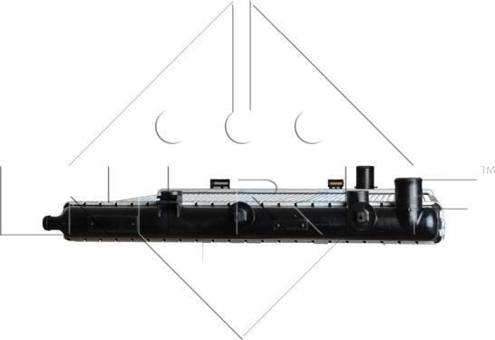 NRF 53531 - Radiator, racire motor aaoparts.ro