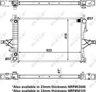 NRF 53532 - Radiator, racire motor aaoparts.ro