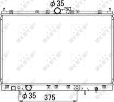 NRF 53690 - Radiator, racire motor aaoparts.ro