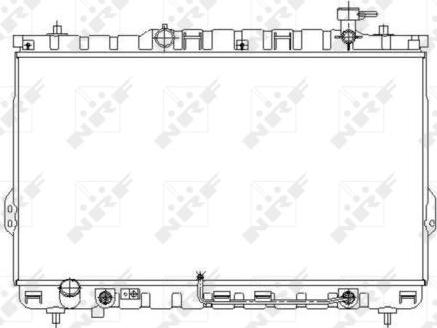 NRF 53646 - Radiator, racire motor aaoparts.ro