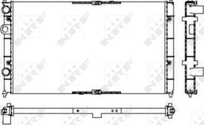 NRF 53632 - Radiator, racire motor aaoparts.ro