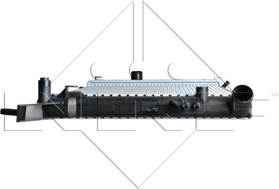 NRF 53628 - Radiator, racire motor aaoparts.ro