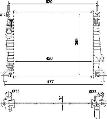 NRF 53028 - Radiator, racire motor aaoparts.ro