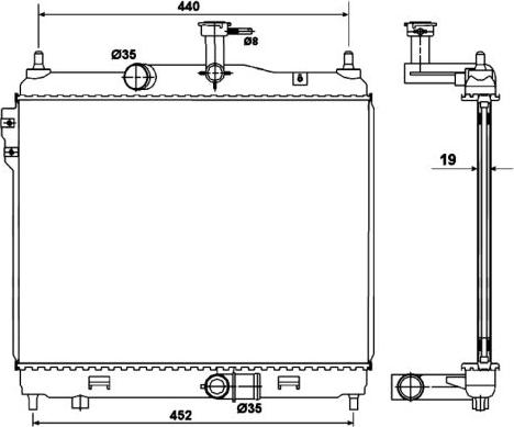 NRF 53169 - Radiator, racire motor aaoparts.ro