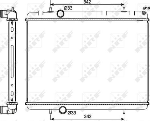 NRF 53112 - Radiator, racire motor aaoparts.ro