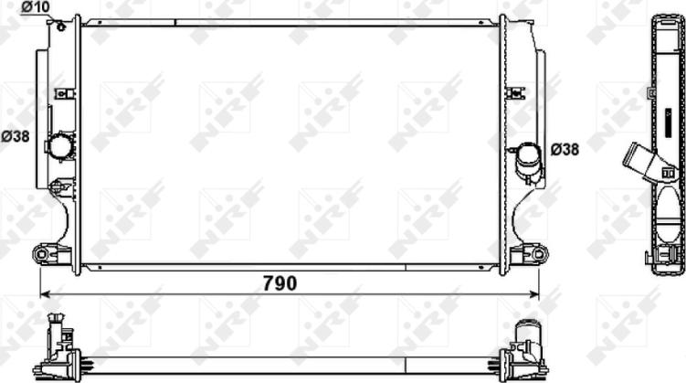 NRF 53181 - Radiator, racire motor aaoparts.ro