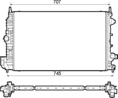 NRF 53132 - Radiator, racire motor aaoparts.ro