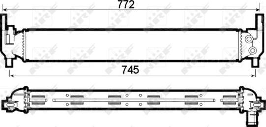 NRF 53126 - Radiator, racire motor aaoparts.ro