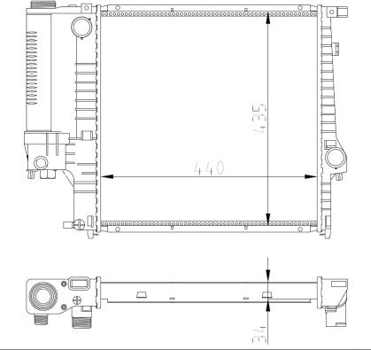 NRF 53849A - Radiator, racire motor aaoparts.ro