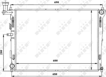 NRF 53845 - Radiator, racire motor aaoparts.ro