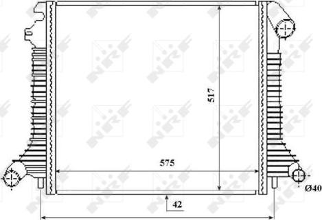 NRF 53855 - Radiator, racire motor aaoparts.ro