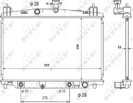 NRF 53850 - Radiator, racire motor aaoparts.ro