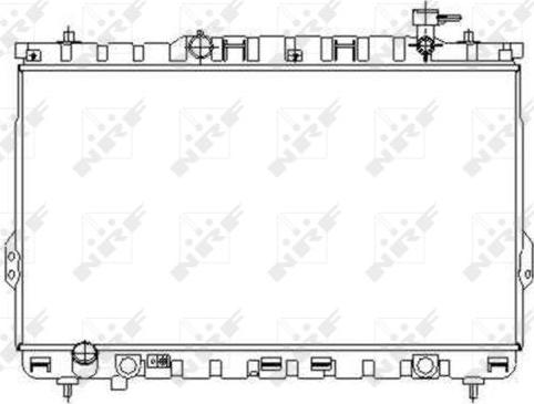 NRF 53357 - Radiator, racire motor aaoparts.ro