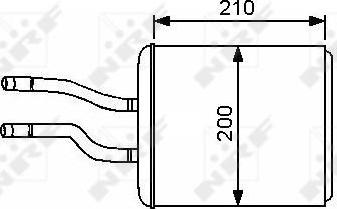 NRF 53244 - Schimbator caldura, incalzire habitaclu aaoparts.ro