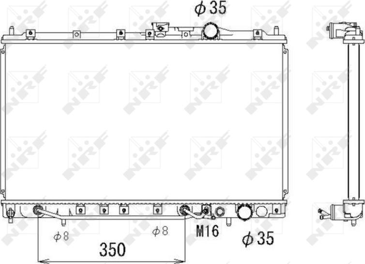 NRF 53283 - Radiator, racire motor aaoparts.ro