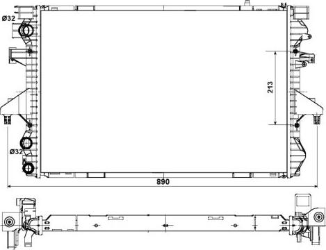 NRF 53796 - Radiator, racire motor aaoparts.ro