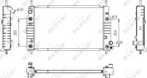 NRF 53748 - Radiator, racire motor aaoparts.ro