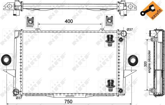 NRF 529509 - Radiator, racire motor aaoparts.ro