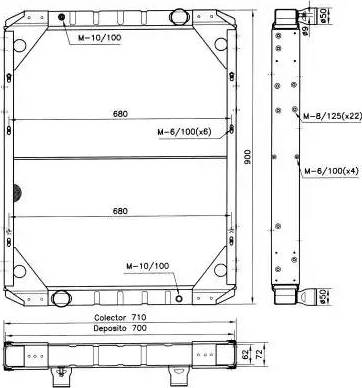 NRF 52077 - Radiator, racire motor aaoparts.ro
