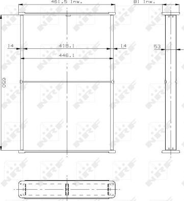 NRF 14023 - Retea radiator, racire motor aaoparts.ro