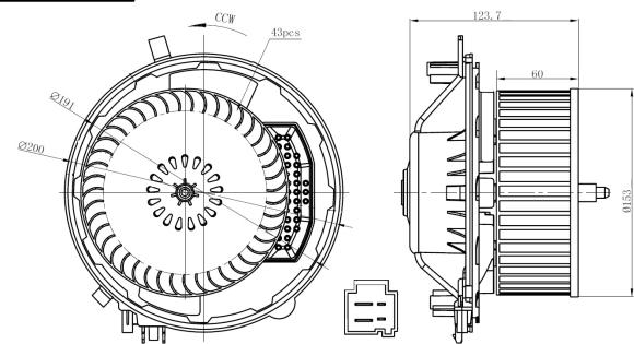 NRF 34283 - Ventilator, habitaclu aaoparts.ro