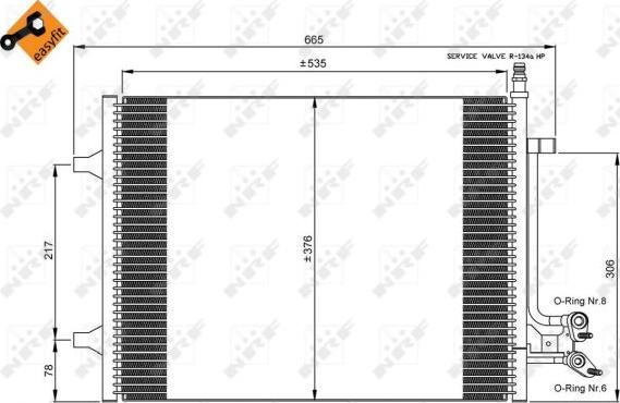 NRF 35904 - Condensator, climatizare aaoparts.ro