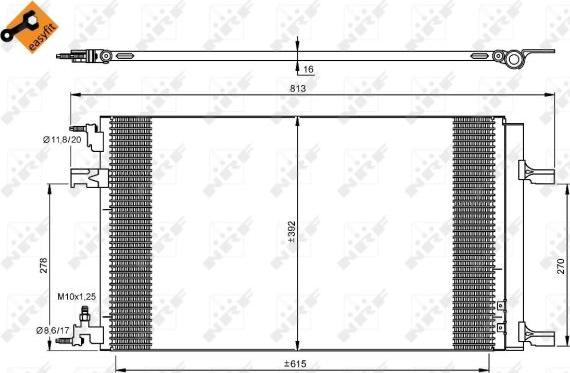 NRF 35919 - Condensator, climatizare aaoparts.ro