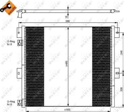 NRF 35924 - Condensator, climatizare aaoparts.ro