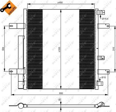 NRF 35925 - Condensator, climatizare aaoparts.ro