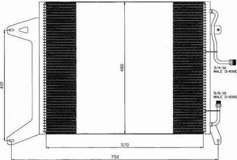 NRF 35451 - Condensator, climatizare aaoparts.ro