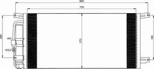 NRF 35509 - Condensator, climatizare aaoparts.ro