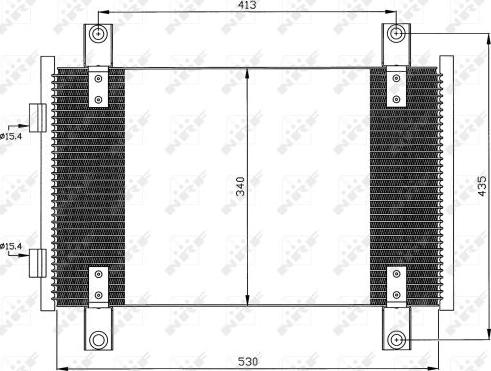 NRF 35501 - Condensator, climatizare aaoparts.ro