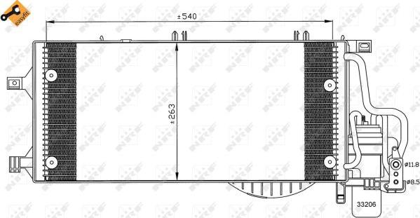 NRF 35531 - Condensator, climatizare aaoparts.ro