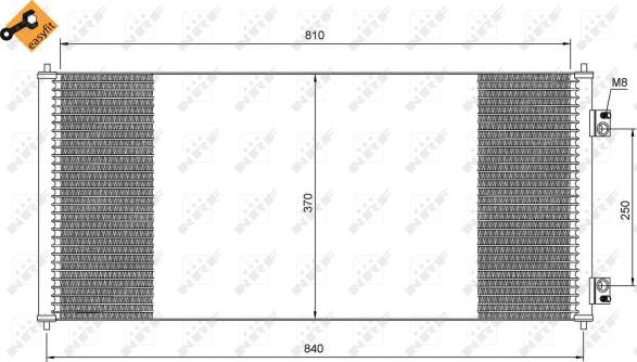 NRF 35651 - Condensator, climatizare aaoparts.ro