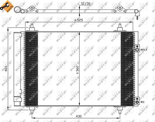 NRF 35610 - Condensator, climatizare aaoparts.ro