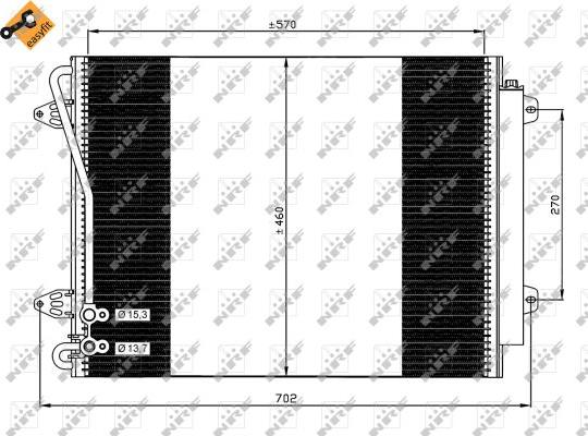 NRF 35613 - Condensator, climatizare aaoparts.ro