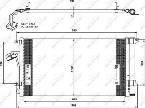 NRF 35639 - Condensator, climatizare aaoparts.ro