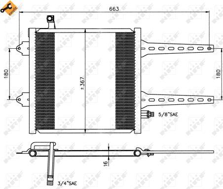 NRF 35049 - Condensator, climatizare aaoparts.ro