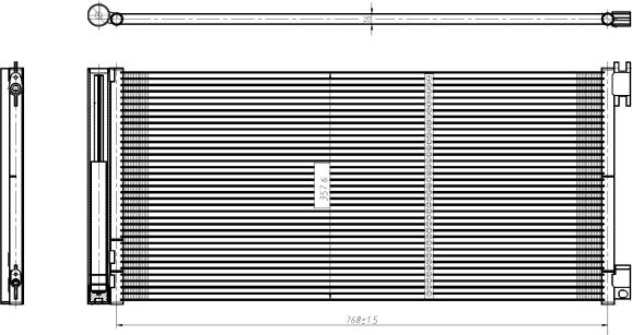 NRF 350429 - Condensator, climatizare aaoparts.ro