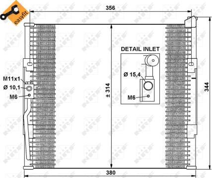 NRF 35146 - Condensator, climatizare aaoparts.ro