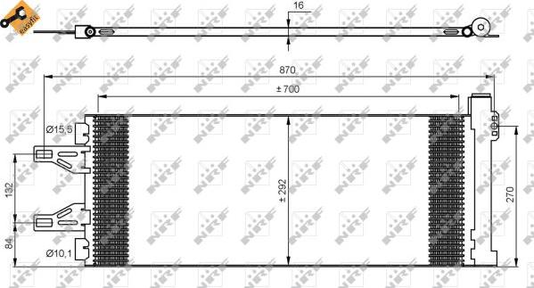 NRF 35894 - Condensator, climatizare aaoparts.ro