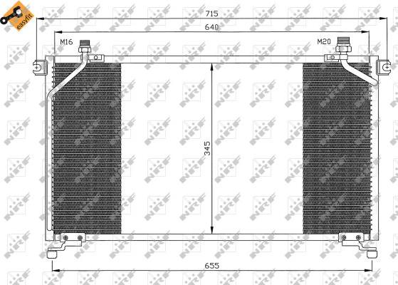 NRF 35373 - Condensator, climatizare aaoparts.ro